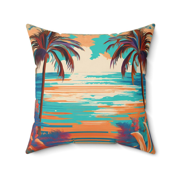 Summer Fun Decorative Accent Throw Pillow in Vivid Colors