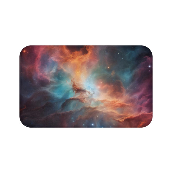 Unique Space Nebula Outer Space Anti-Slip Microfiber Bath Mat