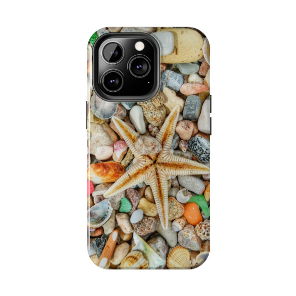 Seashore Tough Phone Case for iPhone in 21 different sizes. Compatible with iPhone 7, 8, X, 11, 12, 13, 14 and more.