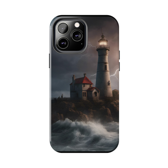 Lighthouse Tough Lightweight Phone Case for iPhone in 21 different sizes. Compatible with iPhone 7, 8, X, 11, 12, 13, 14 and more.