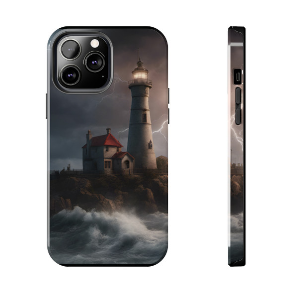 Lighthouse Tough Lightweight Phone Case for iPhone in 21 different sizes. Compatible with iPhone 7, 8, X, 11, 12, 13, 14 and more.