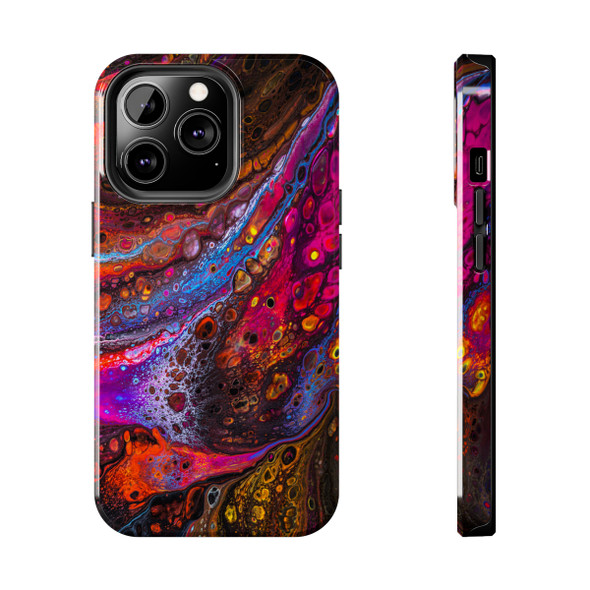 Abstract Design Tough Phone Case for iPhone in 21 different sizes. Compatible with iPhone 7, 8, X, 11, 12, 13, 14 and more.