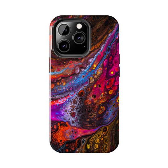 Abstract Design Tough Phone Case for iPhone in 21 different sizes. Compatible with iPhone 7, 8, X, 11, 12, 13, 14 and more.
