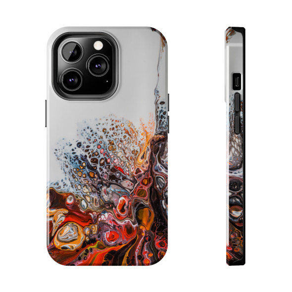 Abstract Swirls Tough Phone Case for iPhone in 21 different sizes. Compatible with iPhone 7, 8, X, 11, 12, 13, 14 and more.