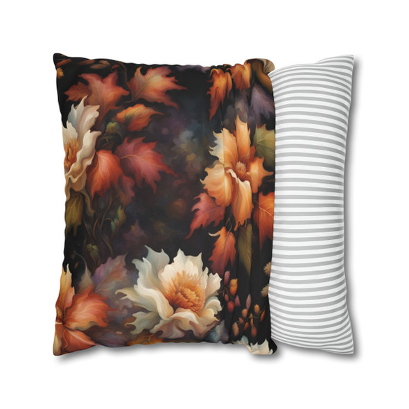 Pillow Case in "Fall Splendor" Beautiful Rich Color Pillow Cover Case Zippered Closure Polyester double sided design
