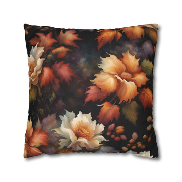 Pillow Case in "Fall Splendor" Beautiful Rich Color Pillow Cover Case Zippered Closure Polyester double sided design