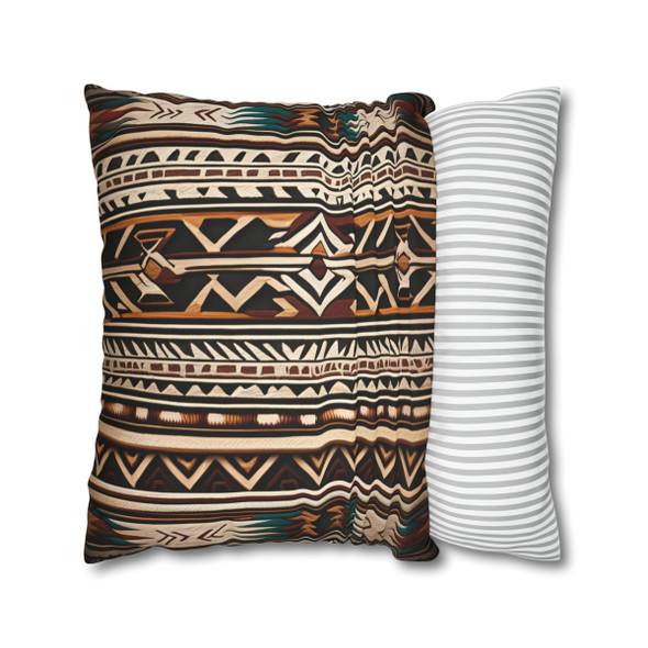 Pillow Case Southwest Pattern Spun Polyester Square Throw Pillow Cover Aztec Inspired couch sofa bed living room decorative hidden zipper