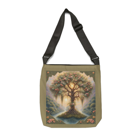 Fantasy Tree of Life Design Tote Bag| Fun Design| Adjustable Tote Strap| Two Sizes 16 inch or 18 inch