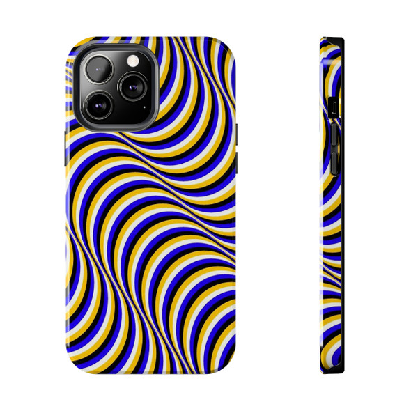 Optical Illusion Tough Phone Case for iPhone in 21 different sizes. Compatible with iPhone 7, 8, X, 11, 12, 13, 14 and more.