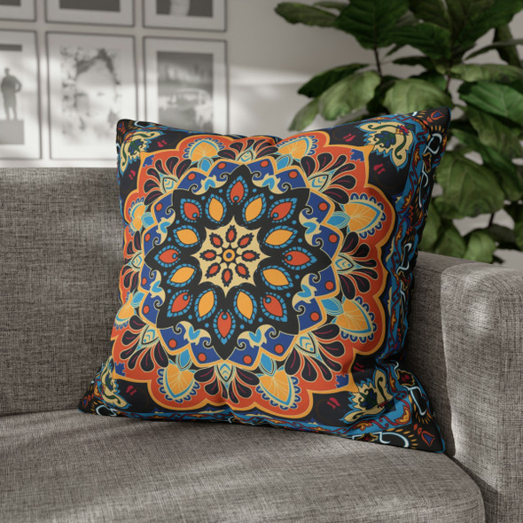 Persian Rug Style Throw Pillow Cover| Super Soft Polyester Accent Pillow