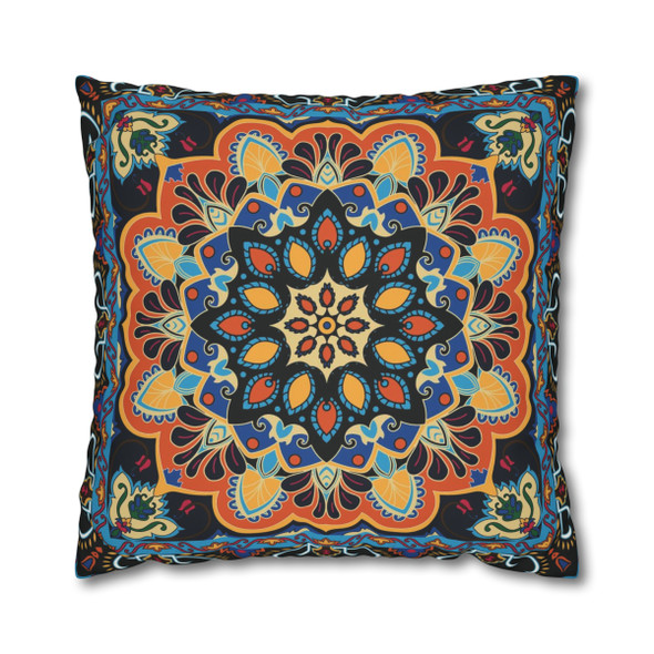 Persian Rug Style Throw Pillow Cover| Super Soft Polyester Accent Pillow