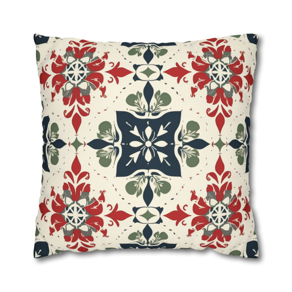Old World Style Christmas Throw Pillow Cover| Super Soft Polyester Accent Pillow