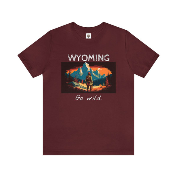 Wyoming Go Wild T Shirt| Unisex Jersey Short Sleeve Tee|Soft Bella-Canvas Tee