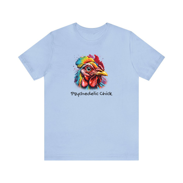 Psychedelic Chick Tee Shirt| Humorous Design| Unisex Jersey Short Sleeve Tee