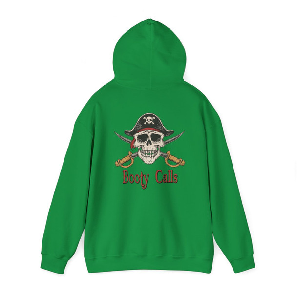 Booty Call Pirate Design Unisex Heavy Blend™ Hooded Sweatshirt