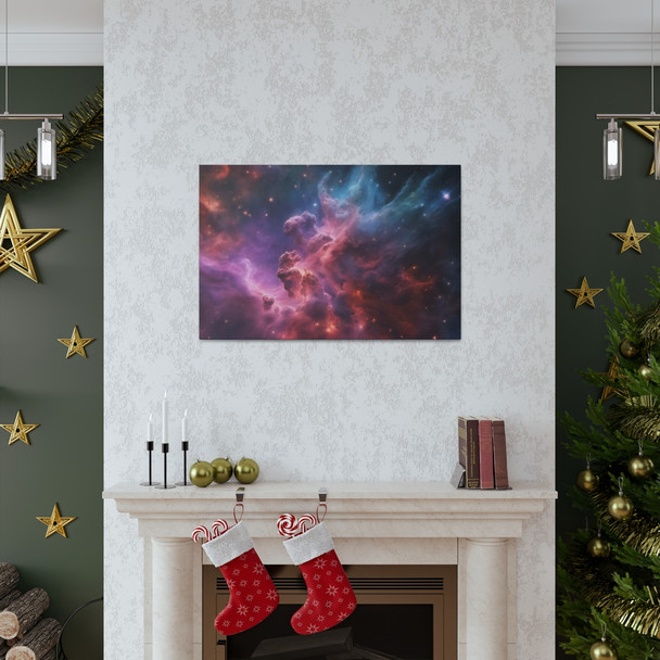 Space Nebula Canvas Gallery Wrap| Wall Art on Canvas|