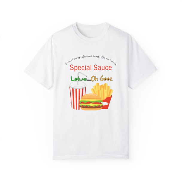 Vintage Nostalgia Special Sauce Shirt| Comfort Colors| Unisex Garment-Dyed T-shirt| 90's Child Nostalgic Tees