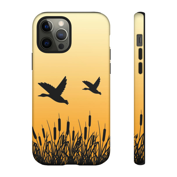 Sunrise Ducks Tough Cell Phone Case| iPhone, Samsung Galaxy and Google Pixel Devices |Glossy or Matte Options
