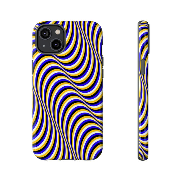 Optical Illusion Design Tough Cell Phone Case| iPhone, Samsung Galaxy and Google Pixel Devices |Glossy or Matte Options