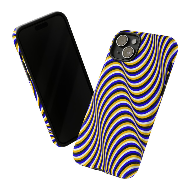 Optical Illusion Design Tough Cell Phone Case| iPhone, Samsung Galaxy and Google Pixel Devices |Glossy or Matte Options