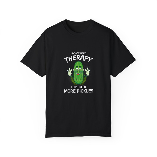 Vintage Retro 90s Dill Pickles Therapy T Shirt| 90's Nostalgia Tee| Comfort Colors| Unisex Garment-Dyed T-shirt