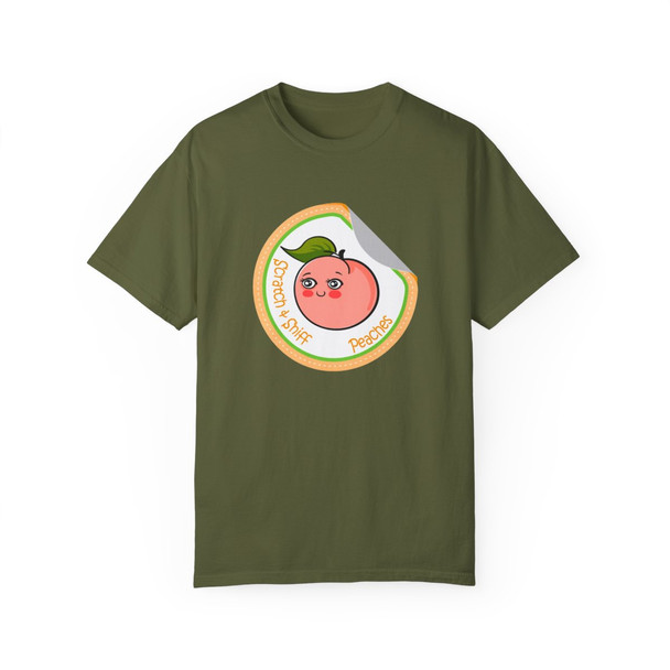 Peaches Scratch and Sniff Sticker T Shirt| 90's Nostalgia Tee| Comfort Colors| Unisex Garment-Dyed T-shirt Peaches Scratch and Sniff Sticker T Shirt| 90's Nostalgia Tee| Comfort Colors| Unisex Garment-Dyed T-shirt