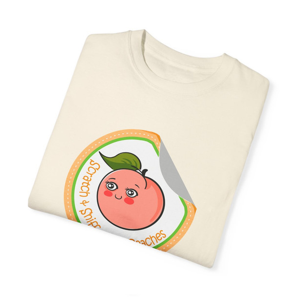 Peaches Scratch and Sniff Sticker T Shirt| 90's Nostalgia Tee| Comfort Colors| Unisex Garment-Dyed T-shirt Peaches Scratch and Sniff Sticker T Shirt| 90's Nostalgia Tee| Comfort Colors| Unisex Garment-Dyed T-shirt
