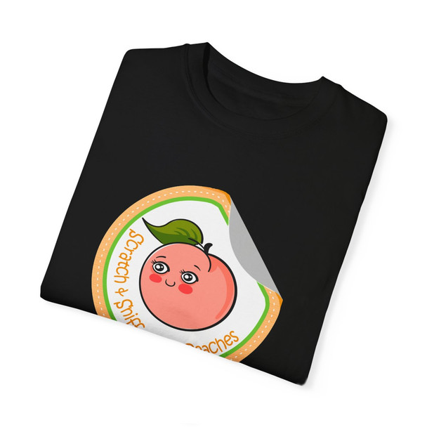 Peaches Scratch and Sniff Sticker T Shirt| 90's Nostalgia Tee| Comfort Colors| Unisex Garment-Dyed T-shirt Peaches Scratch and Sniff Sticker T Shirt| 90's Nostalgia Tee| Comfort Colors| Unisex Garment-Dyed T-shirt