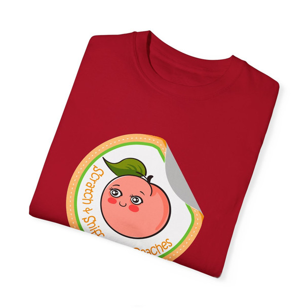 Peaches Scratch and Sniff Sticker T Shirt| 90's Nostalgia Tee| Comfort Colors| Unisex Garment-Dyed T-shirt Peaches Scratch and Sniff Sticker T Shirt| 90's Nostalgia Tee| Comfort Colors| Unisex Garment-Dyed T-shirt