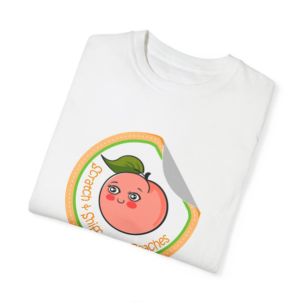 Peaches Scratch and Sniff Sticker T Shirt| 90's Nostalgia Tee| Comfort Colors| Unisex Garment-Dyed T-shirt Peaches Scratch and Sniff Sticker T Shirt| 90's Nostalgia Tee| Comfort Colors| Unisex Garment-Dyed T-shirt