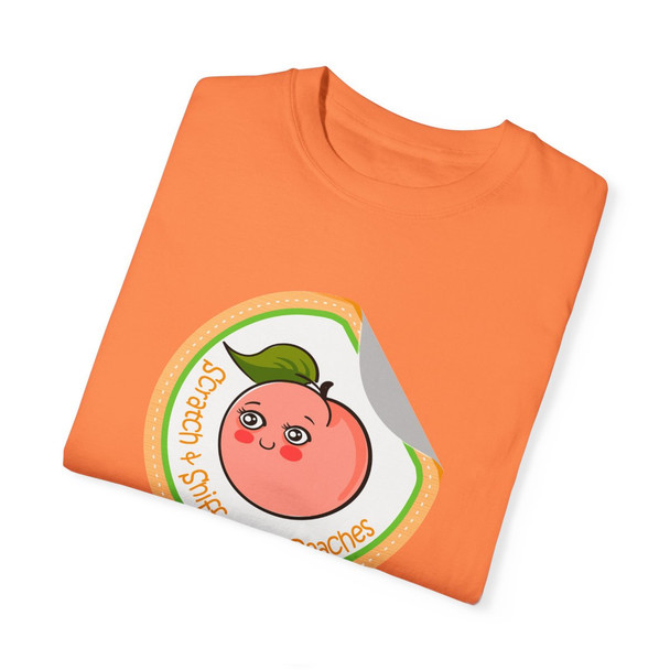 Peaches Scratch and Sniff Sticker T Shirt| 90's Nostalgia Tee| Comfort Colors| Unisex Garment-Dyed T-shirt Peaches Scratch and Sniff Sticker T Shirt| 90's Nostalgia Tee| Comfort Colors| Unisex Garment-Dyed T-shirt