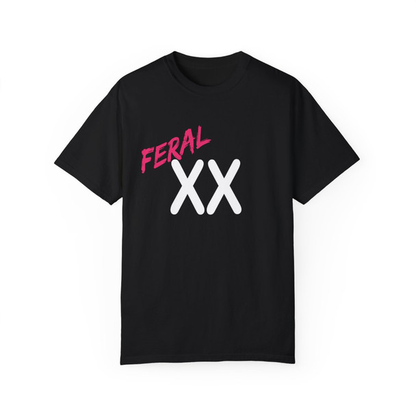 Feral XX T Shirt| Women's Tee| Generation X Shirt | Comfort Colors| 