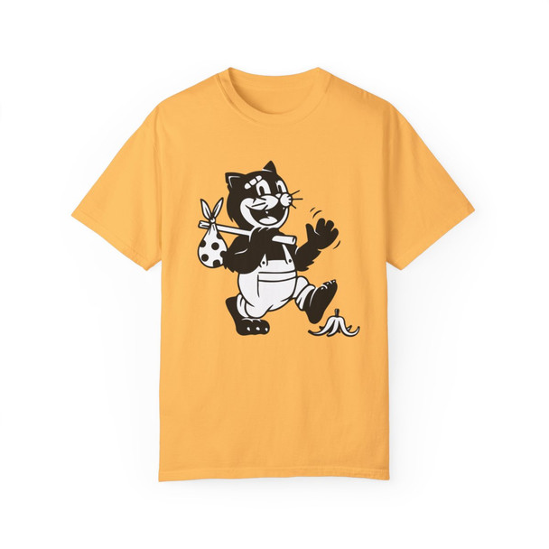 Vintage Design Hobo Cat T Shirt| Retro Shirt| Generation X Shirt | Comfort Colors| 80s Tee| 90s Tee