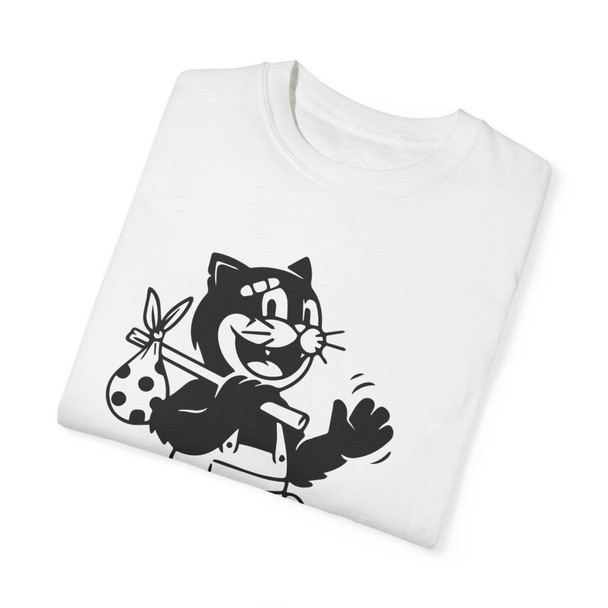 Vintage Design Hobo Cat T Shirt| Retro Shirt| Generation X Shirt | Comfort Colors| 80s Tee| 90s Tee
