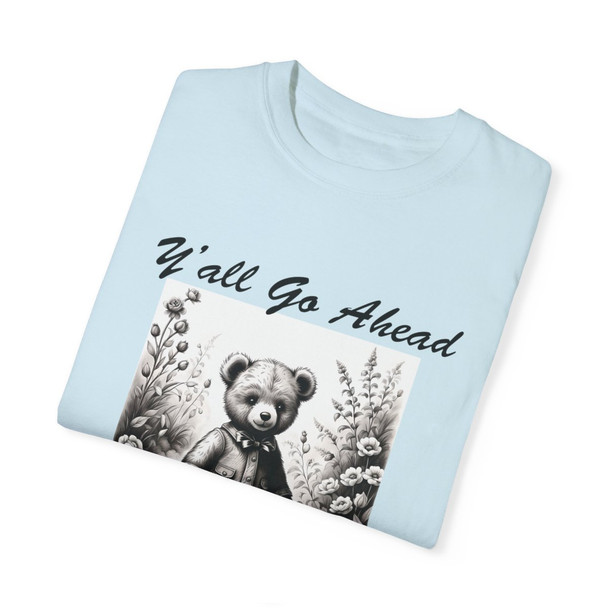 Pokin' Along Teddy Funny Vintage Design T Shirt, Comfort Colors Unisex Tee, Retro Shirt Novelty Shirt 80's Tee, Slow Poke Shirt