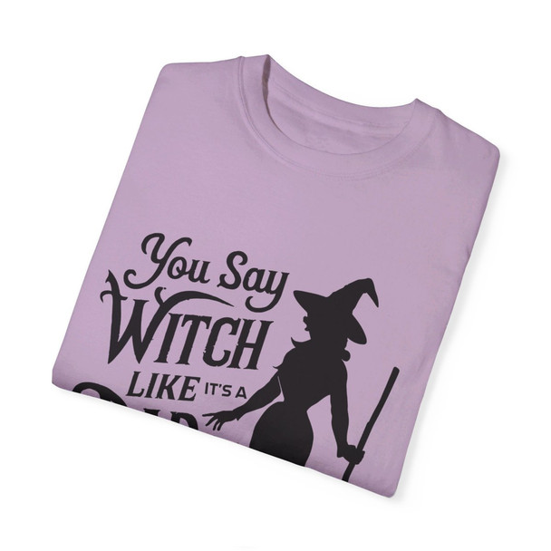 Witch Halloween Garment-Dyed T-shirt| Vintage Style| Comfort Colors Adult Tee| Halloween Shirt| Witch Tee| Halloween Gift Idea