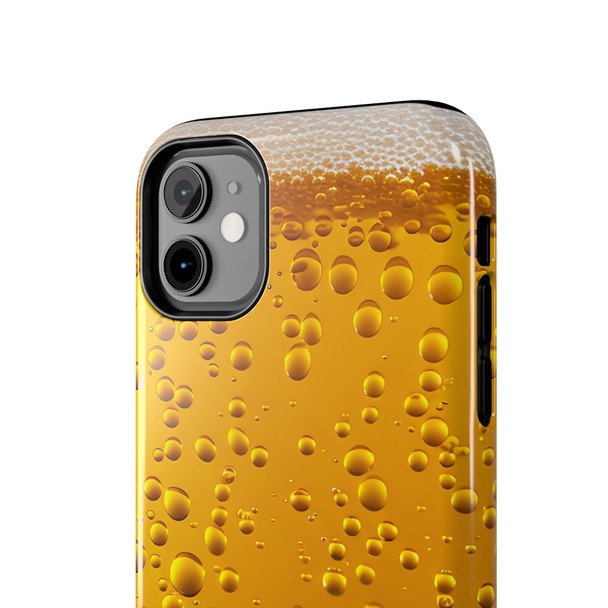 Glass of Beer Pattern Tough Phone Cases, funny iPhone 16 Pro Plus 15 14 13 Pro Max Plus, Samsung S24, gift for dad, fathers day gift