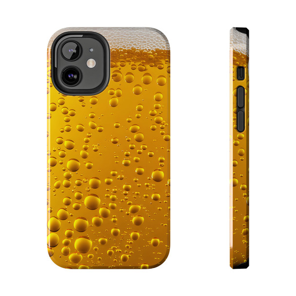 Glass of Beer Pattern Tough Phone Cases, funny iPhone 16 Pro Plus 15 14 13 Pro Max Plus, Samsung S24, gift for dad, fathers day gift