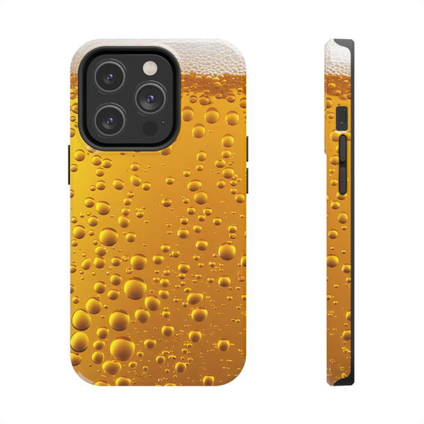 Glass of Beer Pattern Tough Phone Cases, funny iPhone 16 Pro Plus 15 14 13 Pro Max Plus, Samsung S24, gift for dad, fathers day gift