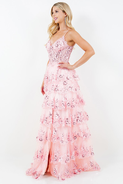 CC-8248J Cascade Prom Gown