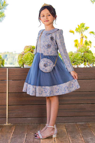 CCK-9146 Jacquard Party Dress