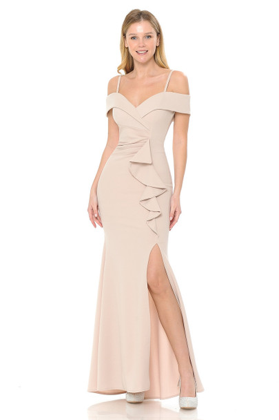 Lenovia 5206 Techno Crepe Bridesmaids or Formal Dress