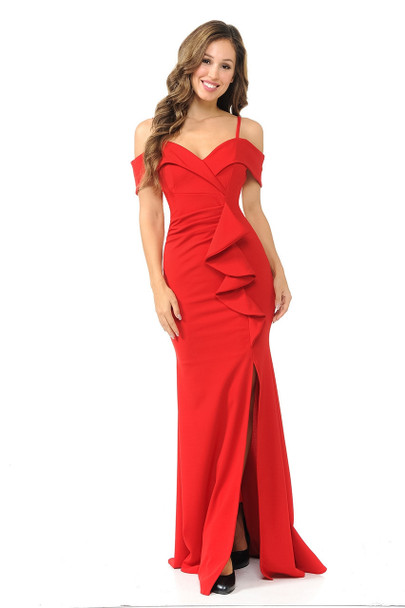 Lenovia 5206 Techno Crepe Bridesmaids or Formal Dress