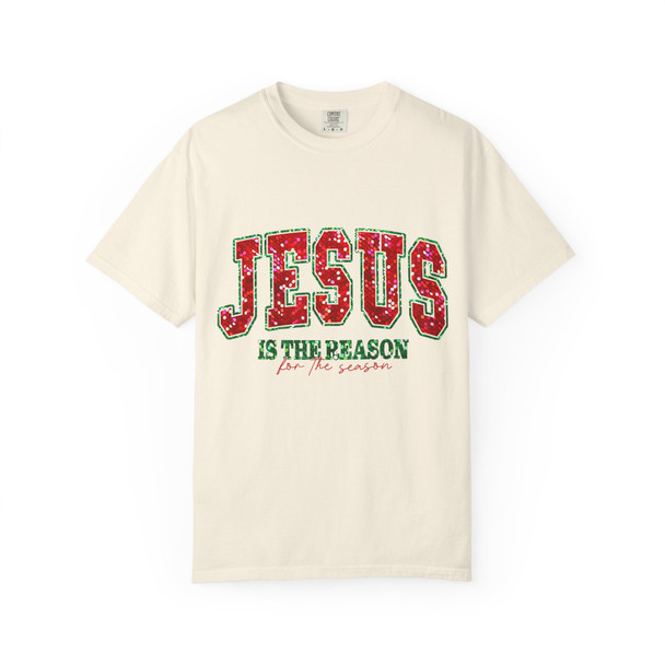 Jesus is the Reason Unisex T-Shirt, Faith-Based Apparel, Holiday Gift, Casual Wear, Christian T-Shirt, Spiritual Reminder