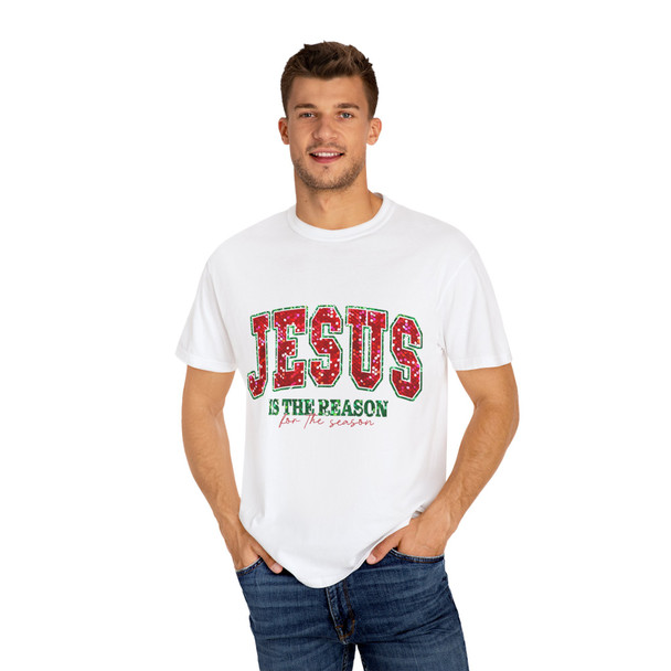 Jesus is the Reason Unisex T-Shirt, Faith-Based Apparel, Holiday Gift, Casual Wear, Christian T-Shirt, Spiritual Reminder