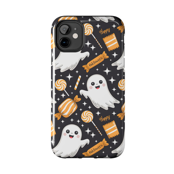 Spooky Ghost Halloween iPhone or Samsung Case, Tough Phone Case, Cute Halloween Gift, Ghost Themed Case, Kids Phone Accessory, Fun Fall Decor