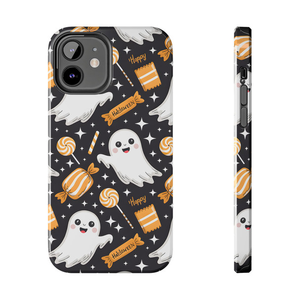Spooky Ghost Halloween iPhone or Samsung Case, Tough Phone Case, Cute Halloween Gift, Ghost Themed Case, Kids Phone Accessory, Fun Fall Decor