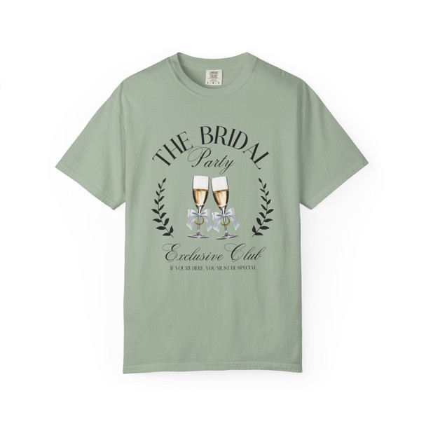 Bridal Party T-Shirt, Wedding Tee, Bachelorette Event Shirt, Bridal Shower Gift, Exclusive Club Apparel