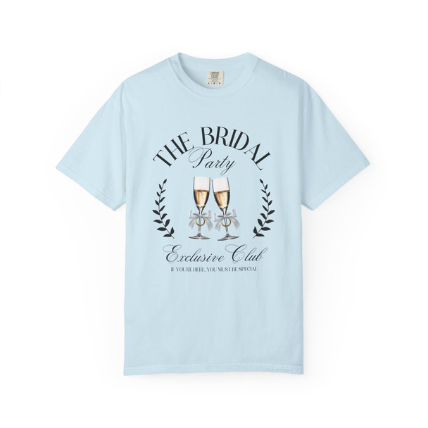 Bridal Party T-Shirt, Wedding Tee, Bachelorette Event Shirt, Bridal Shower Gift, Exclusive Club Apparel
