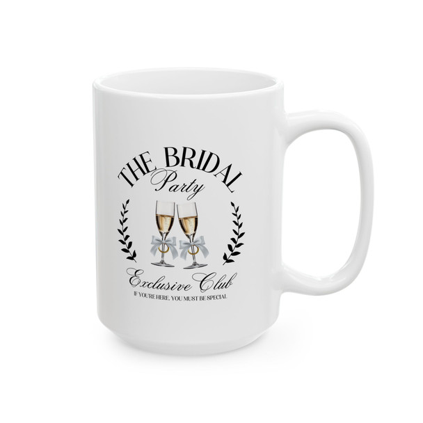 Bridal Party Ceramic Mug - Perfect Gift for Coffee Lovers, Home Decor, Birthdays, Weddings, Tea Lovers, Customizable Design